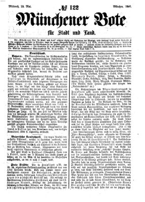 Münchener Bote für Stadt und Land Mittwoch 23. Mai 1866