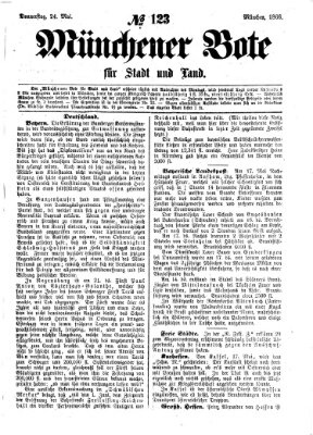 Münchener Bote für Stadt und Land Donnerstag 24. Mai 1866