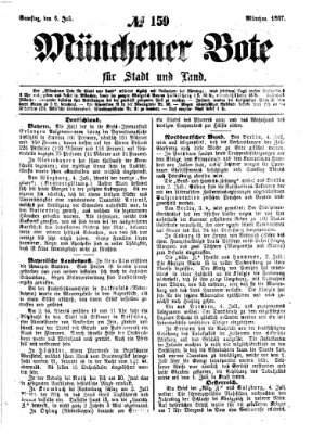 Münchener Bote für Stadt und Land Samstag 6. Juli 1867