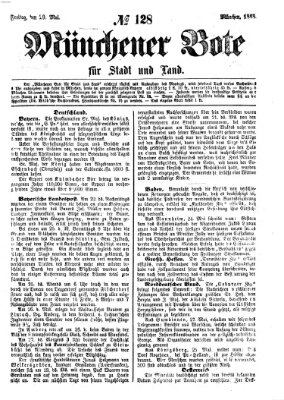 Münchener Bote für Stadt und Land Freitag 29. Mai 1868