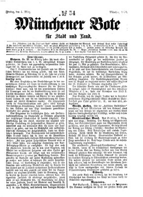 Münchener Bote für Stadt und Land Freitag 4. März 1870