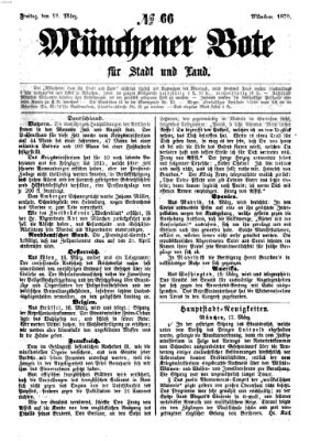 Münchener Bote für Stadt und Land Freitag 18. März 1870