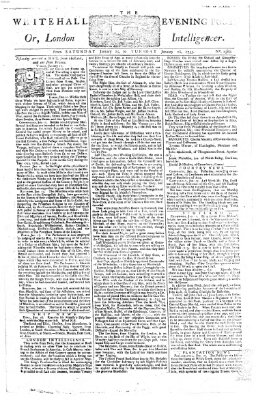 The Whitehall evening post or London intelligencer Dienstag 28. Januar 1755