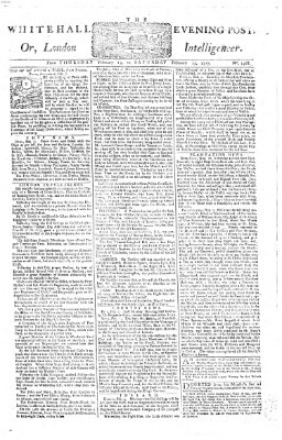 The Whitehall evening post or London intelligencer Samstag 15. Februar 1755