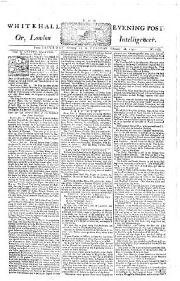 The Whitehall evening post or London intelligencer Dienstag 18. Februar 1755