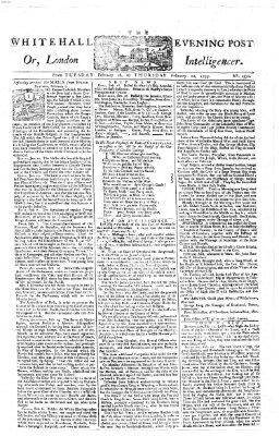 The Whitehall evening post or London intelligencer Dienstag 18. Februar 1755