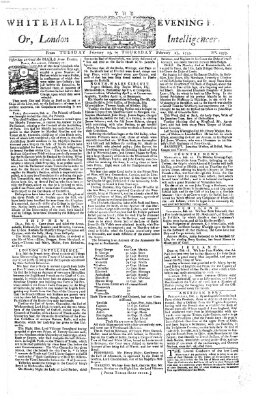 The Whitehall evening post or London intelligencer Mittwoch 26. Februar 1755