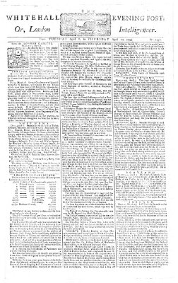 The Whitehall evening post or London intelligencer Donnerstag 10. April 1755