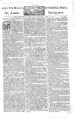 The Whitehall evening post or London intelligencer Sonntag 20. April 1755