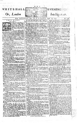 The Whitehall evening post or London intelligencer Sonntag 27. April 1755