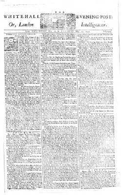 The Whitehall evening post or London intelligencer Sonntag 11. Mai 1755