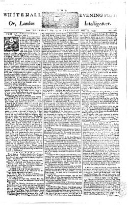 The Whitehall evening post or London intelligencer Donnerstag 15. Mai 1755