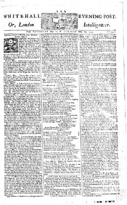 The Whitehall evening post or London intelligencer Sonntag 25. Mai 1755