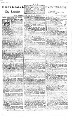 The Whitehall evening post or London intelligencer Sonntag 13. Juli 1755