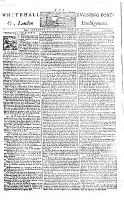 The Whitehall evening post or London intelligencer Samstag 19. Juli 1755