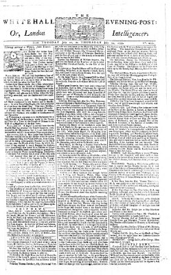 The Whitehall evening post or London intelligencer Mittwoch 23. Juli 1755