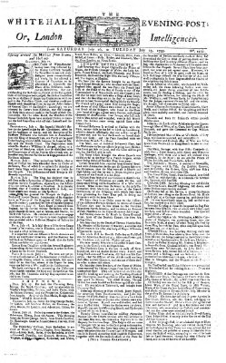 The Whitehall evening post or London intelligencer Sonntag 27. Juli 1755