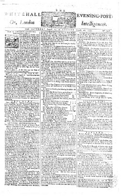 The Whitehall evening post or London intelligencer Montag 25. August 1755