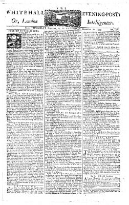 The Whitehall evening post or London intelligencer Donnerstag 25. September 1755