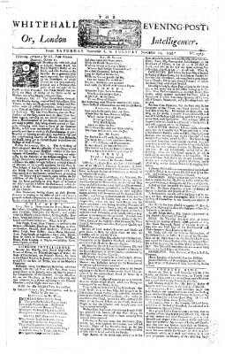 The Whitehall evening post or London intelligencer Sonntag 9. November 1755