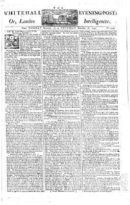 The Whitehall evening post or London intelligencer Donnerstag 18. Dezember 1755