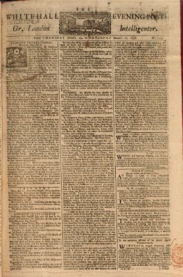 The Whitehall evening post or London intelligencer Donnerstag 15. Januar 1756