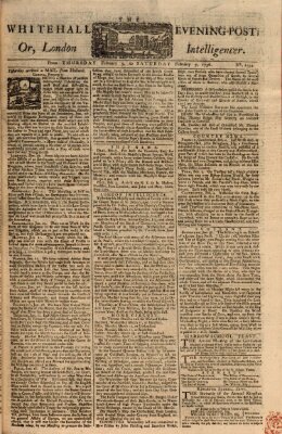 The Whitehall evening post or London intelligencer Freitag 6. Februar 1756