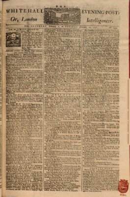 The Whitehall evening post or London intelligencer Samstag 7. Februar 1756