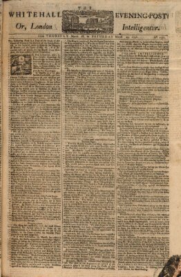 The Whitehall evening post or London intelligencer Samstag 20. März 1756