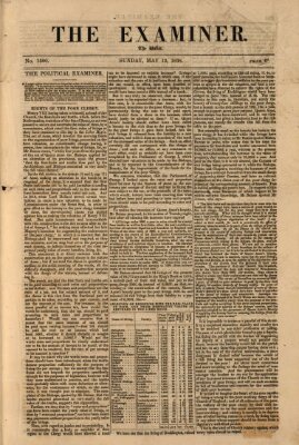 Examiner Sonntag 13. Mai 1838