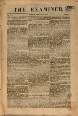 Examiner Sonntag 3. Januar 1841