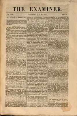 Examiner Samstag 10. Juli 1841