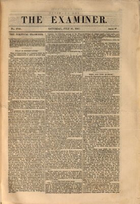 Examiner Samstag 31. Juli 1841