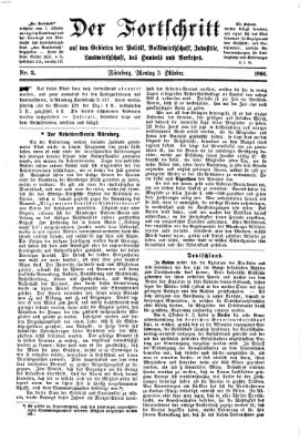 Der Fortschritt auf allen Gebieten des öffentlichen Lebens Montag 3. Oktober 1864