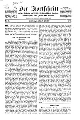 Der Fortschritt auf allen Gebieten des öffentlichen Lebens Samstag 8. Oktober 1864