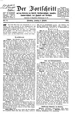 Der Fortschritt auf allen Gebieten des öffentlichen Lebens Sonntag 9. Oktober 1864