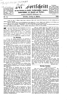 Der Fortschritt auf allen Gebieten des öffentlichen Lebens Freitag 14. Oktober 1864