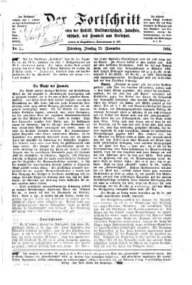 Der Fortschritt auf allen Gebieten des öffentlichen Lebens Dienstag 22. November 1864