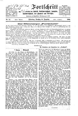 Der Fortschritt auf allen Gebieten des öffentlichen Lebens Dienstag 20. Dezember 1864