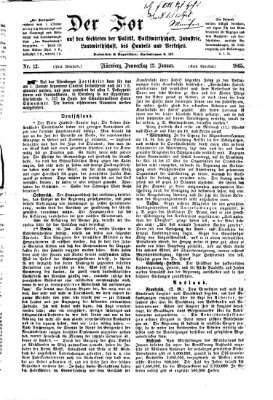 Der Fortschritt auf allen Gebieten des öffentlichen Lebens Donnerstag 12. Januar 1865