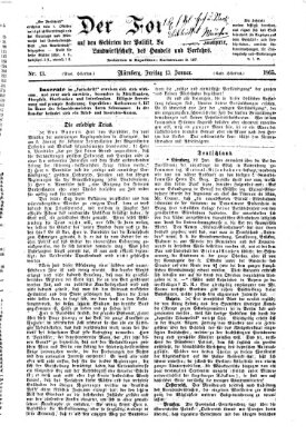 Der Fortschritt auf allen Gebieten des öffentlichen Lebens Freitag 13. Januar 1865