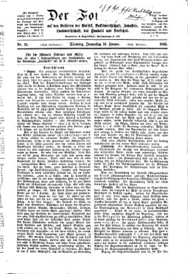 Der Fortschritt auf allen Gebieten des öffentlichen Lebens Donnerstag 26. Januar 1865