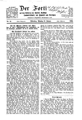 Der Fortschritt auf allen Gebieten des öffentlichen Lebens Montag 30. Januar 1865