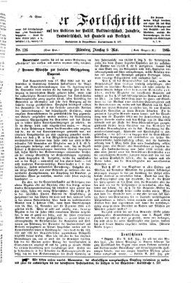 Der Fortschritt auf allen Gebieten des öffentlichen Lebens Dienstag 9. Mai 1865