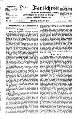 Der Fortschritt auf allen Gebieten des öffentlichen Lebens Freitag 12. Mai 1865