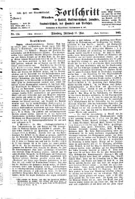 Der Fortschritt auf allen Gebieten des öffentlichen Lebens Mittwoch 17. Mai 1865