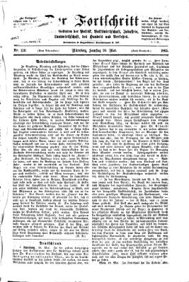 Der Fortschritt auf allen Gebieten des öffentlichen Lebens Samstag 20. Mai 1865