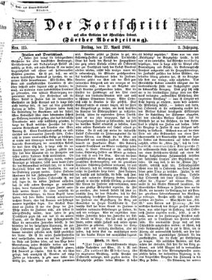 Der Fortschritt auf allen Gebieten des öffentlichen Lebens Freitag 27. April 1866