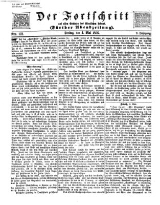 Der Fortschritt auf allen Gebieten des öffentlichen Lebens Freitag 4. Mai 1866