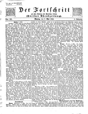 Der Fortschritt auf allen Gebieten des öffentlichen Lebens Montag 7. Mai 1866